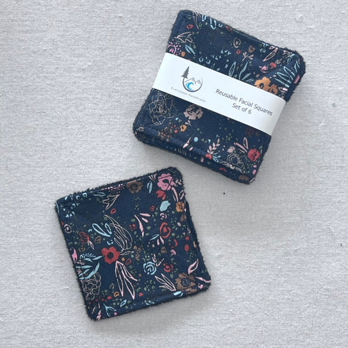 Foraged Floral Reusable Facial Squares