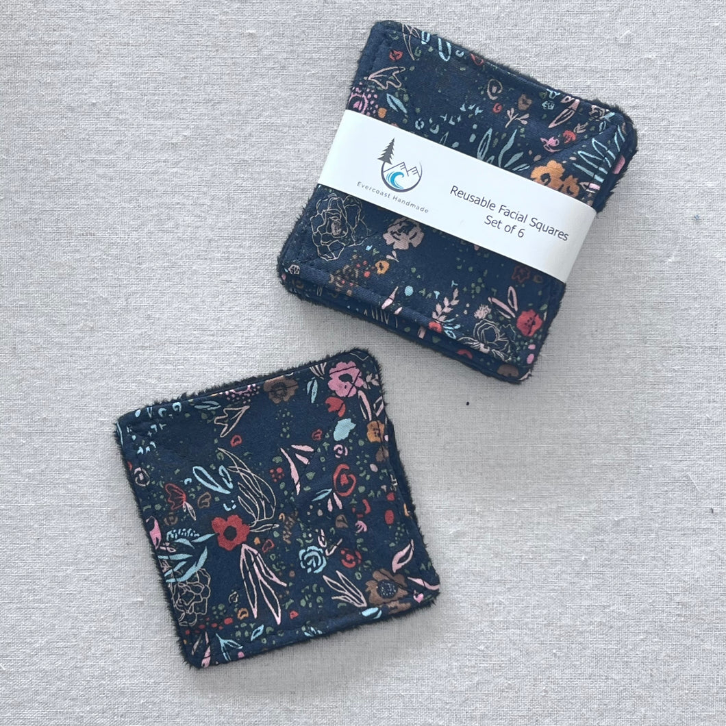 Foraged Floral Reusable Facial Squares
