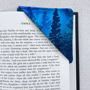 Northern Lights Forest Corner Bookmark