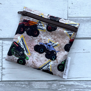 Monster Truck Reusable Mini Snack Bag