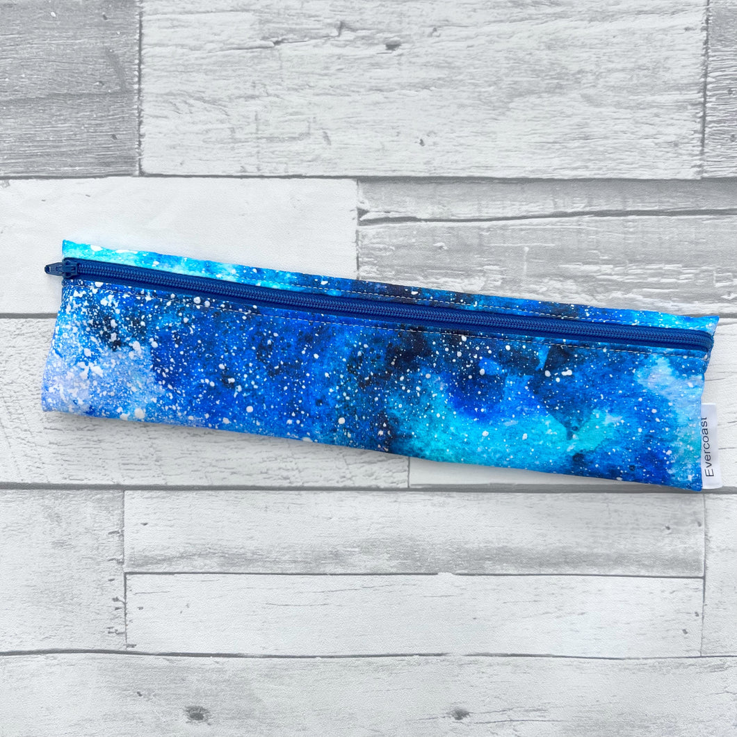 Blue Galaxy Reusable Straw/Utensil Bag