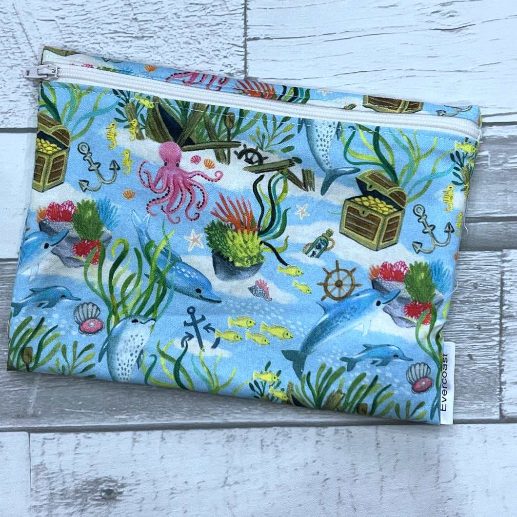 Ocean Fun XL Bag/Makeup Bag