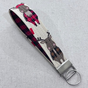 Canadian Moose Wristlet Key Fob