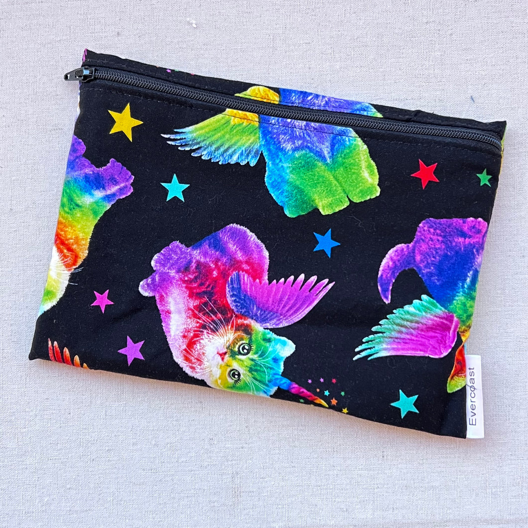 Pegasus Rainbow Cat XL Bag/Makeup Bag