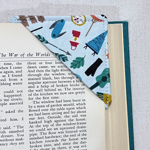 Camping Toss Corner Bookmark