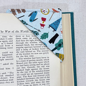 Camping Toss Corner Bookmark