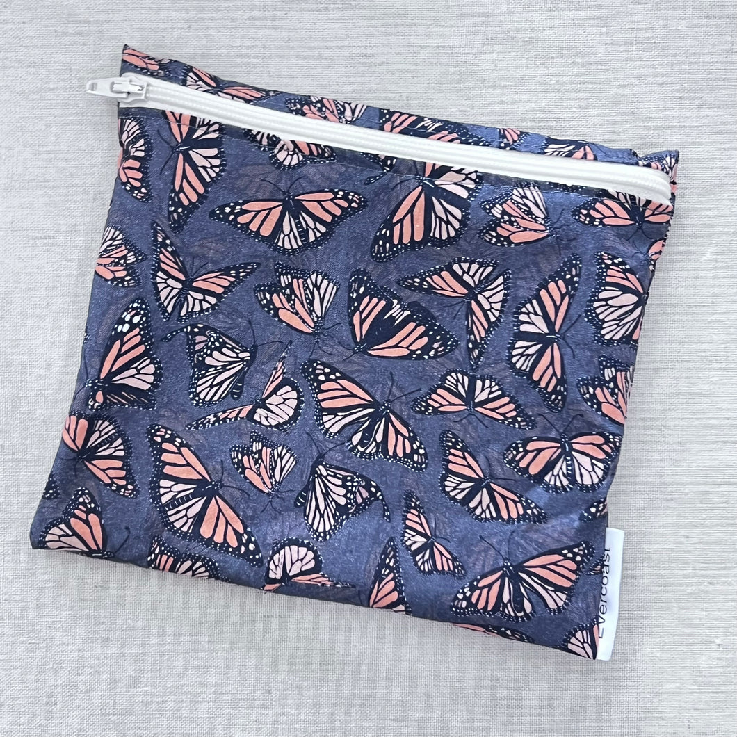 Butterflies on Slate XL Bag/Multipurpose Bag