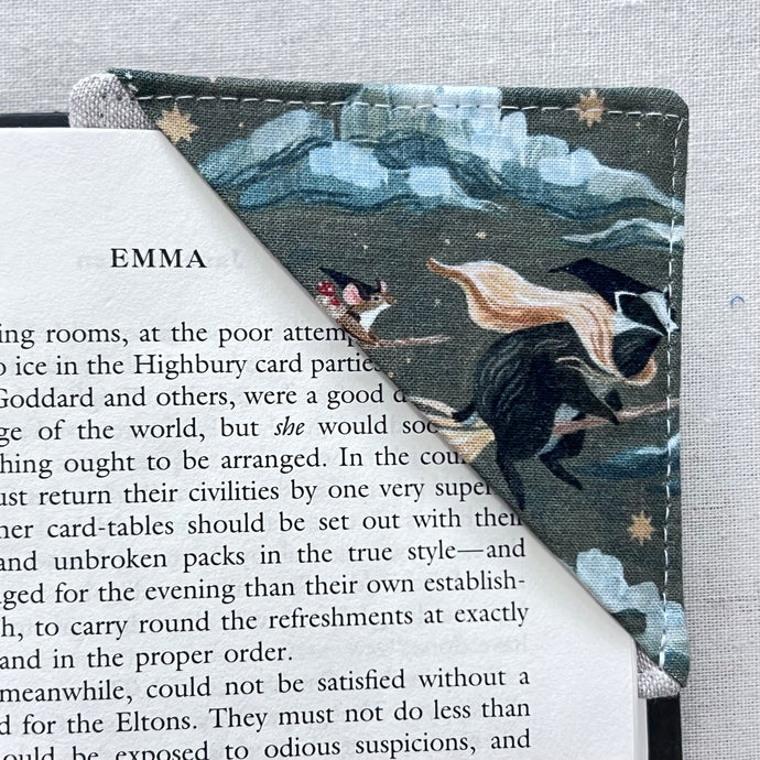 Witchy Badger Corner Bookmark