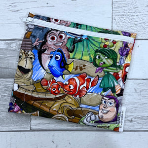 Sketchy Characters Reusable Sandwich Bag