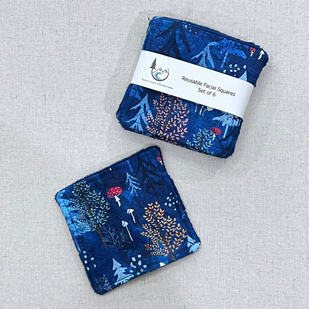 Woodland Mushroom Reusable Facial Squares
