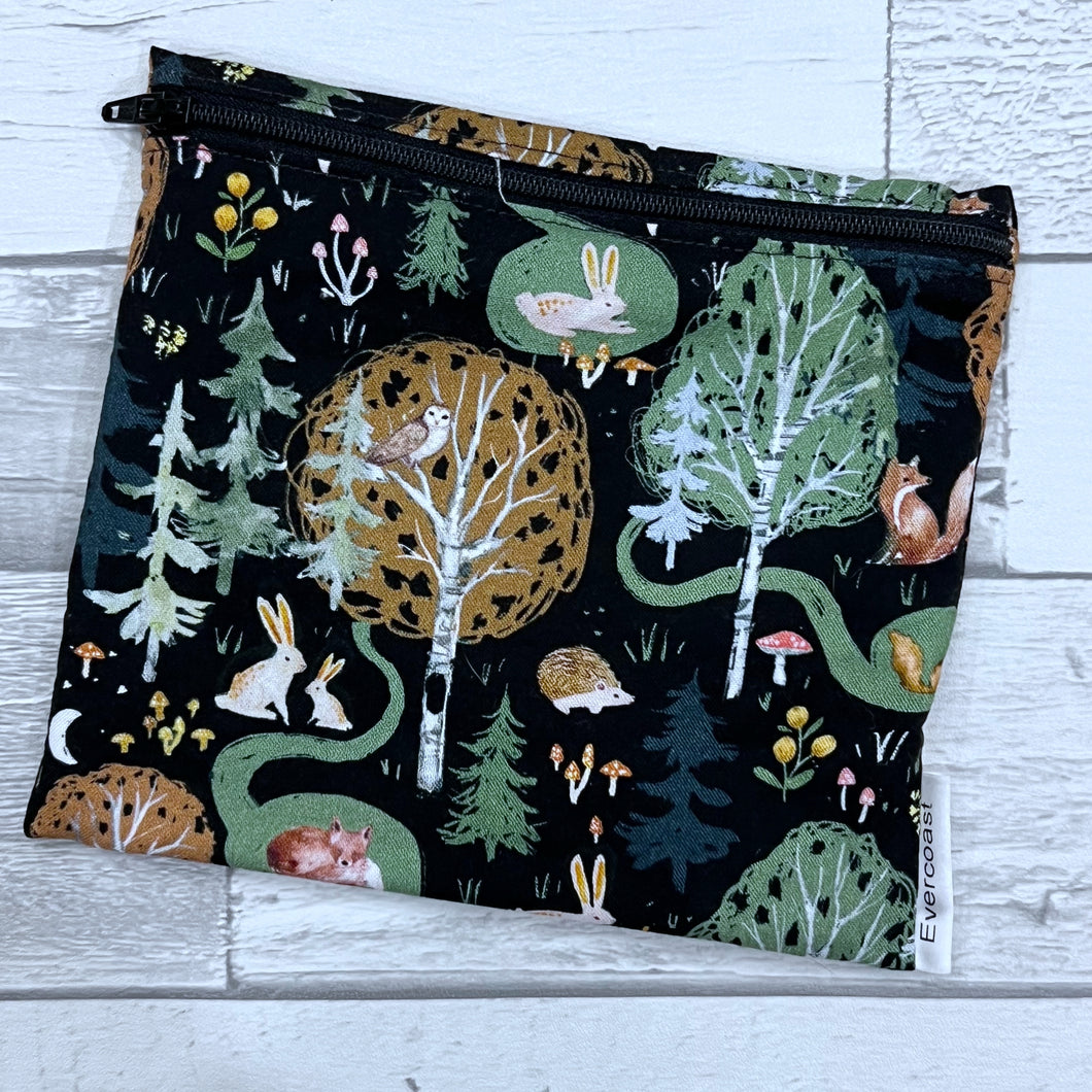 Dark Woodland Reusable Sandwich Bag