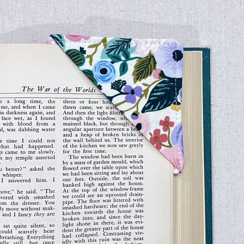Garden Party on Cream Corner Bookmark