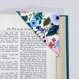 Garden Party on Cream Corner Bookmark