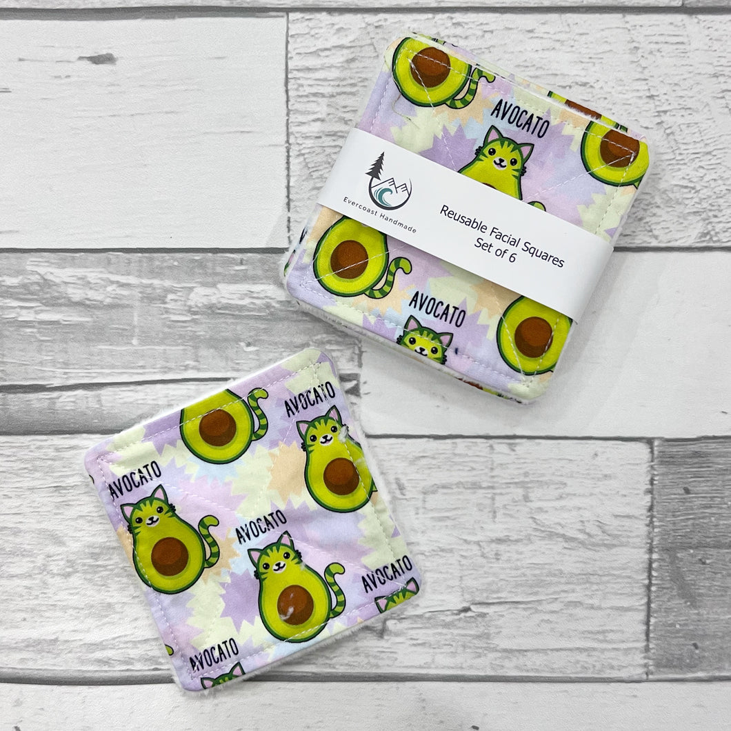 Avo’cat’o Reusable Facial Squares