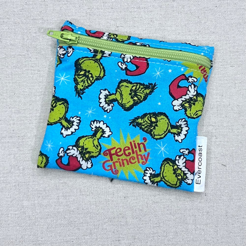 Feeling Grinchy Reusable Mini Snack Bag