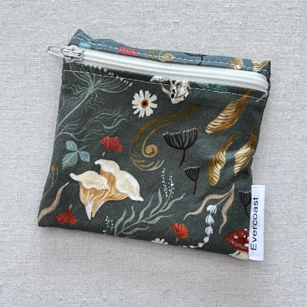 Forager Mushroom Reusable Mini Snack Bag