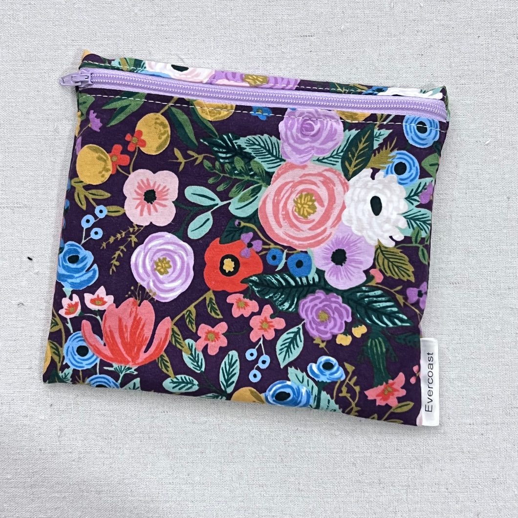 Burgundy Garden Party Reusable Sandwich Bag