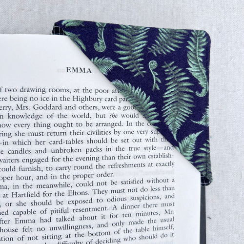 Black Fern Corner Bookmark