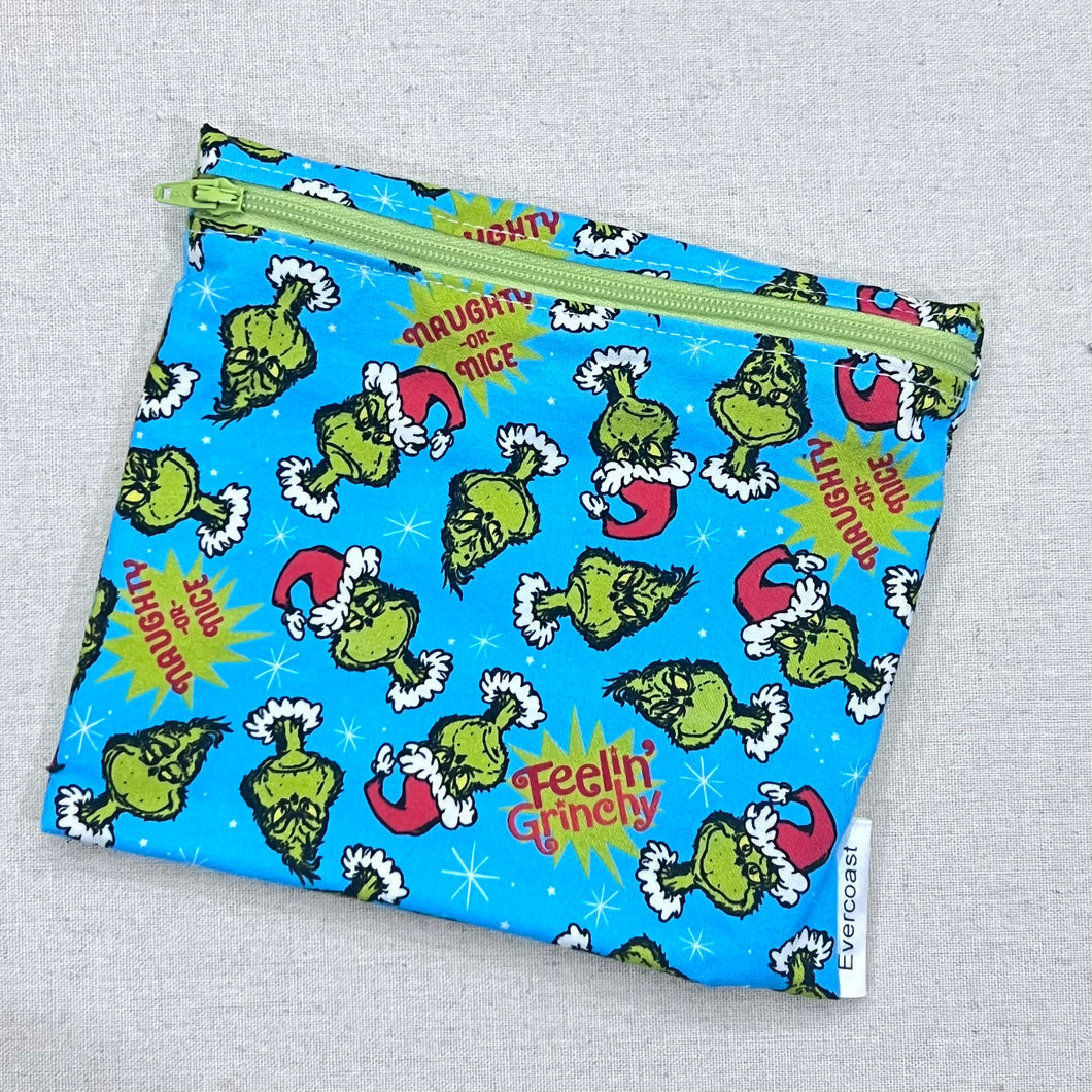 Feeling Grinchy Reusable Sandwich Bag