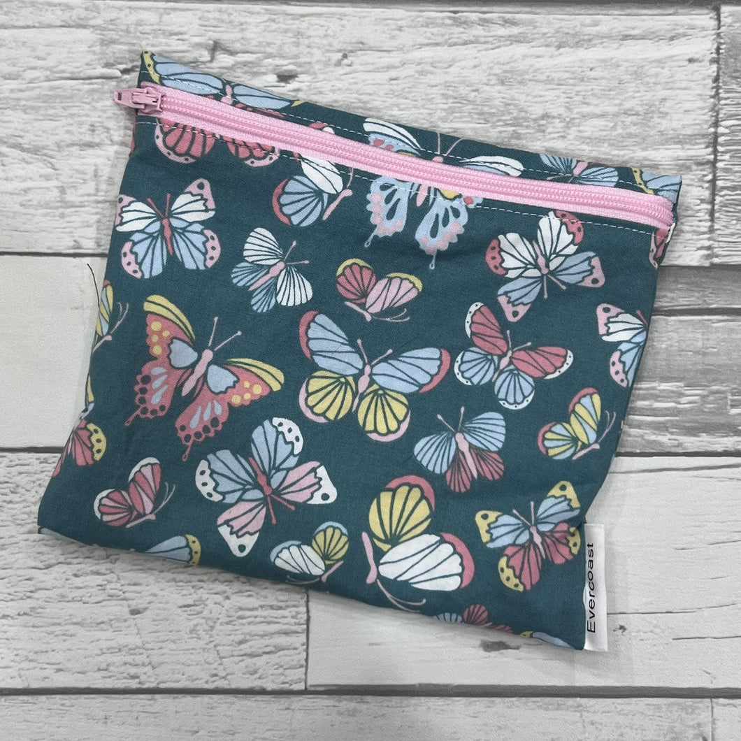 Sage Butterflies Reusable Sandwich Bag