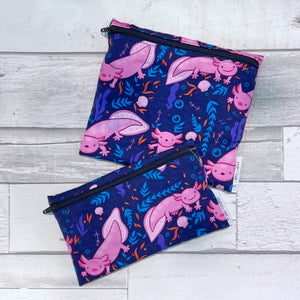 Axolotl Reusable Snack Bag Set