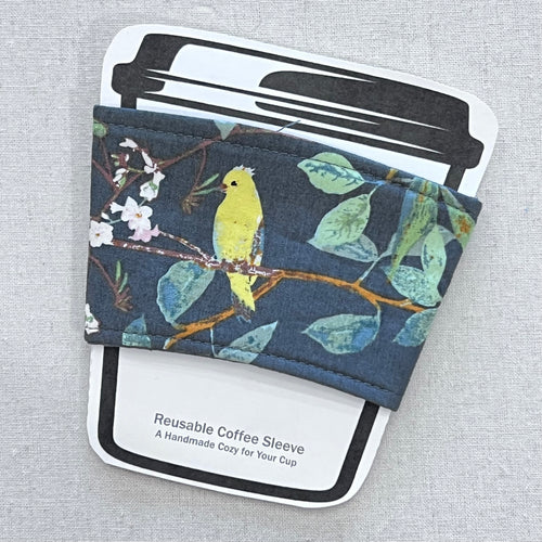 Charcoal Bird Reusable Coffee Sleeve