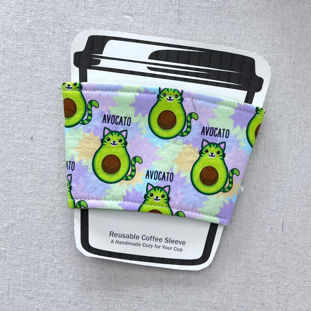 Avocado ‘Avocato’ Reusable Coffee Sleeve