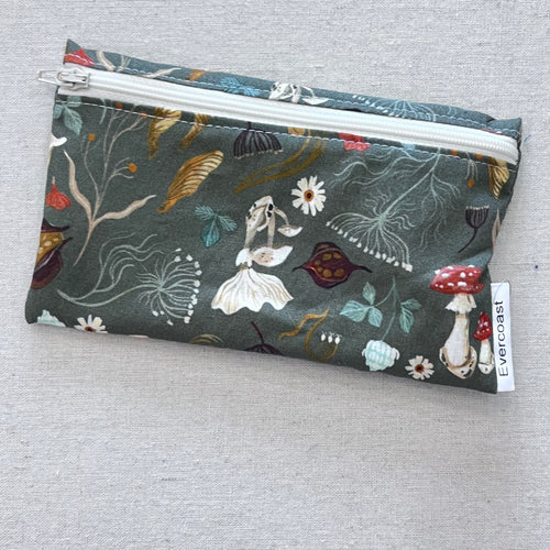 Forager Mushroom Reusable Snack Bag