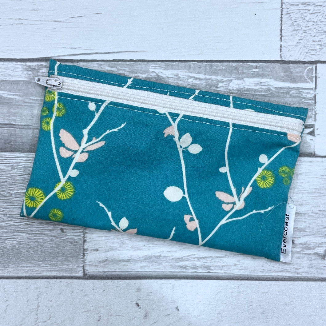 Green Butterfly Reusable Snack Bag