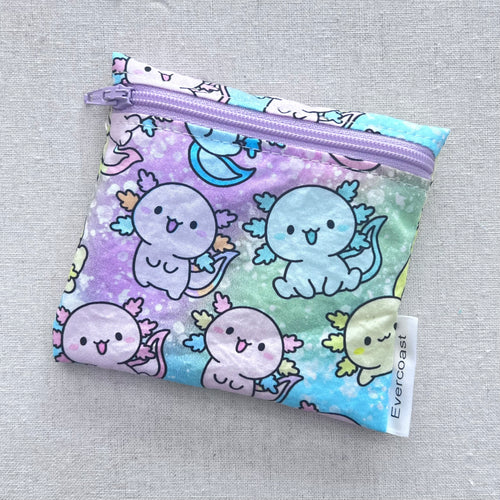 Pastel Axolotls Reusable Mini Snack Bag