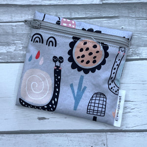Scandi Snail Reusable Mini Snack Bag