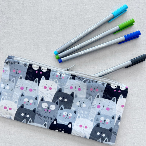 Stacked Cats Pencil Case