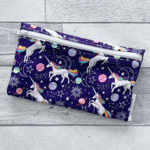 Purple Unicorn Reusable Snack Bag