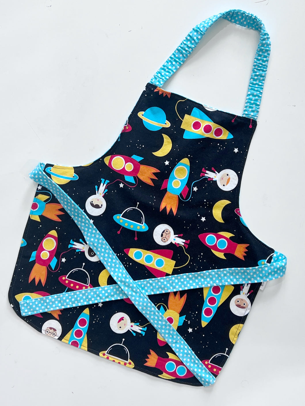 Spaceships Toddler Apron