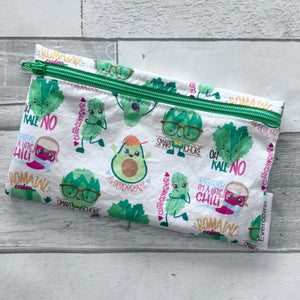 Veggie Puns Reusable Snack Bag