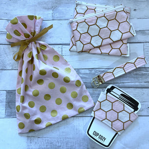 Gold and Pink Hex Gift Set