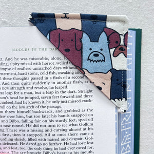 Stacked Dogs Corner Bookmark