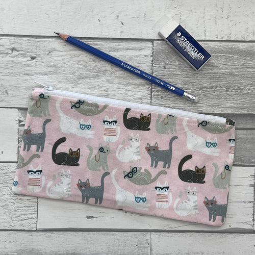 Cats in Glasses Pencil Case