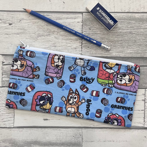 Blue Heeler Grannies Whale Pencil Case