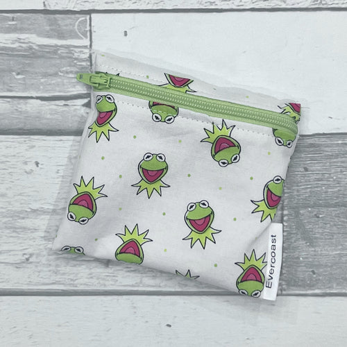 Puppet Frog Reusable Mini Snack Bag