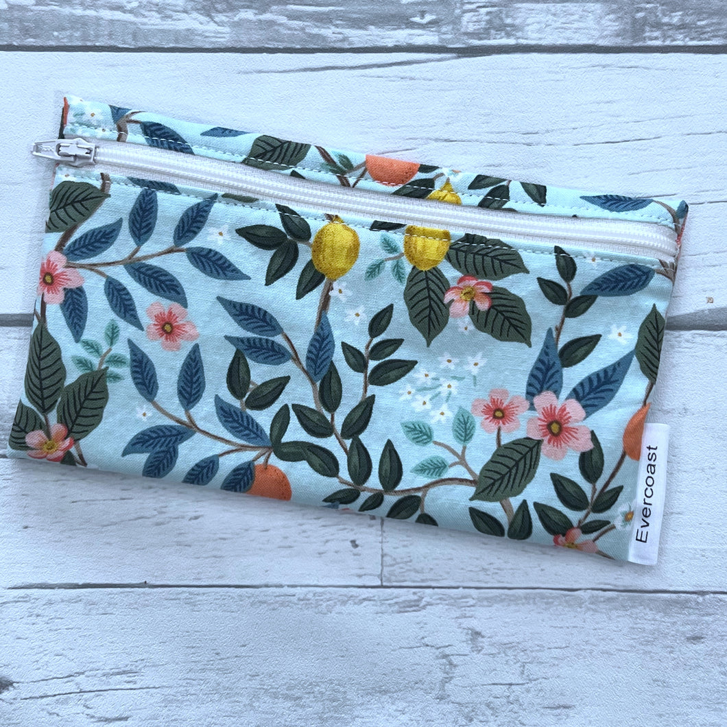 Citrus Floral Reusable Snack Bag
