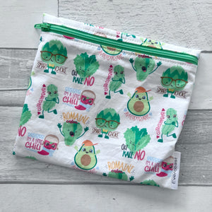 Veggie Puns Reusable Sandwich Bag