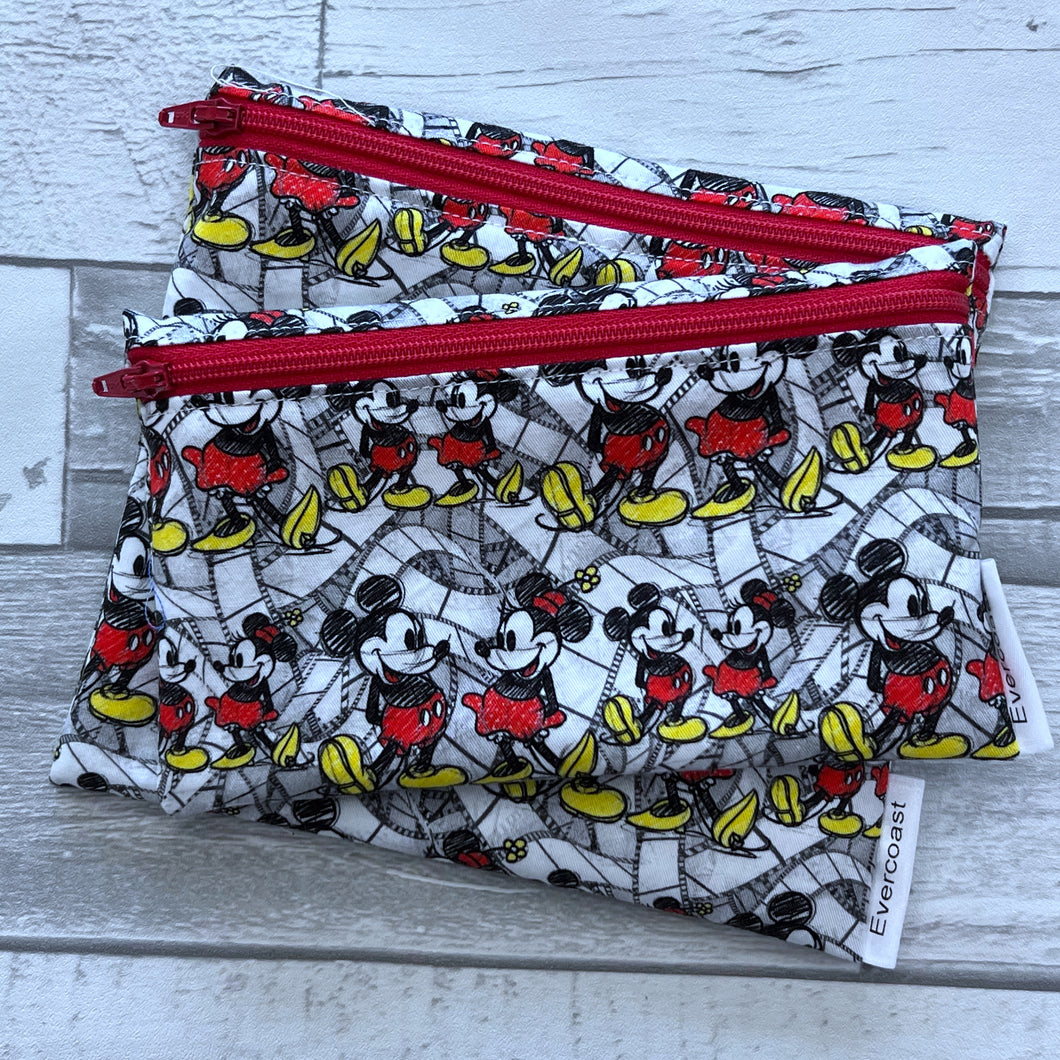 Mouse Reels Reusable Snack Bag Set