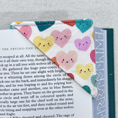Smiling Hearts Corner Bookmark