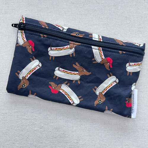 Hot Dogs Reusable Snack Bag