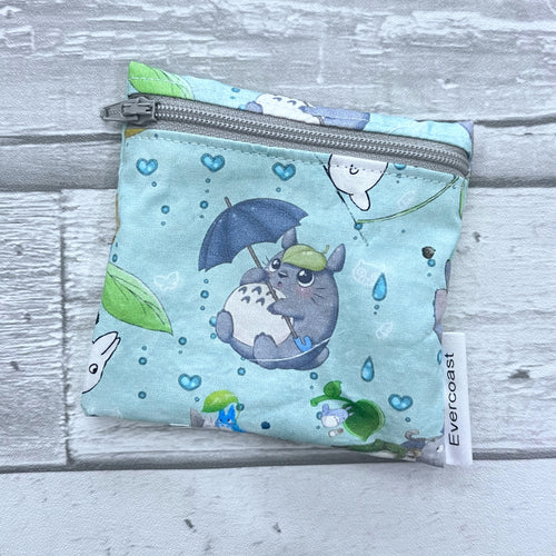 Mint Totoro Reusable Mini Snack Bag