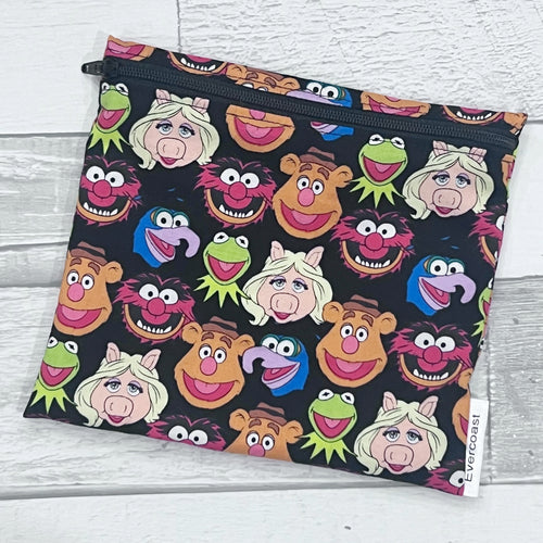 Puppet Faces Reusable Sandwich Bag