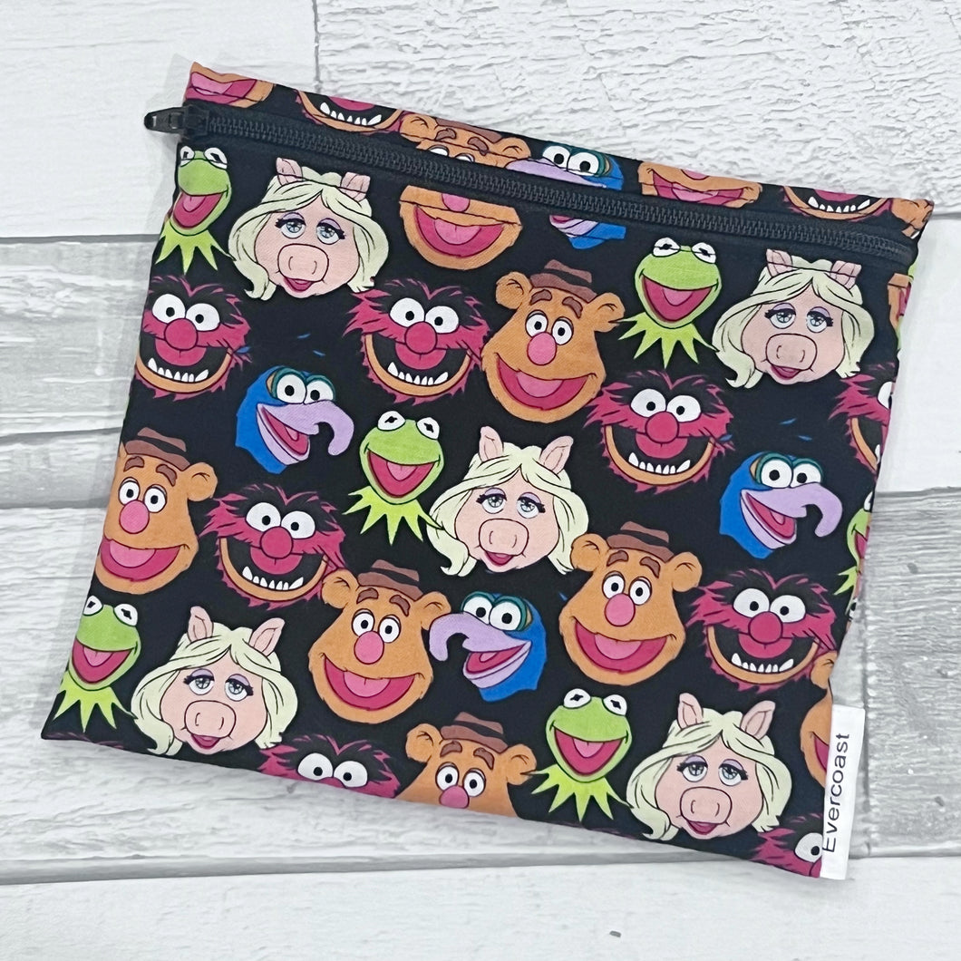 Puppet Faces Reusable Sandwich Bag