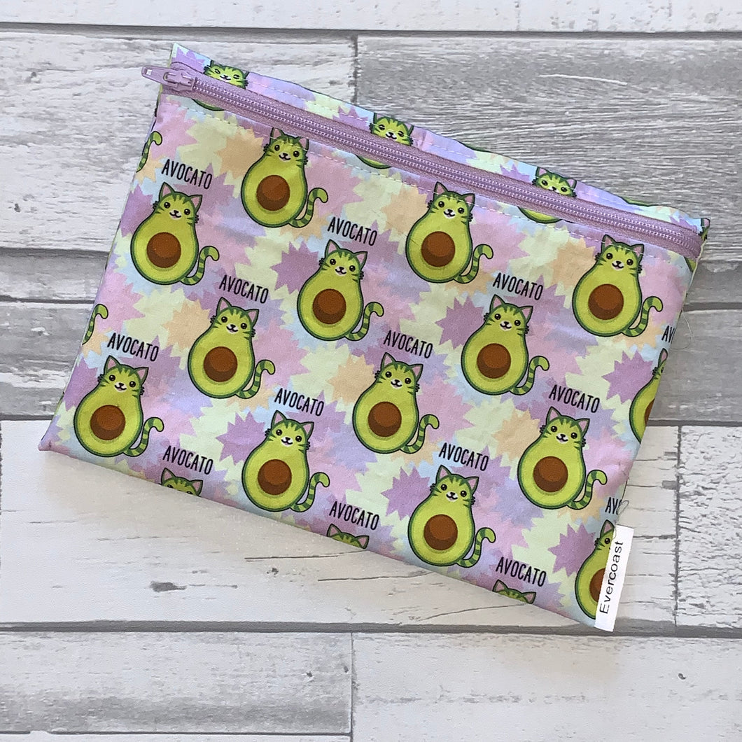 ‘Avocato’ Avocado XL Bag/Makeup Bag