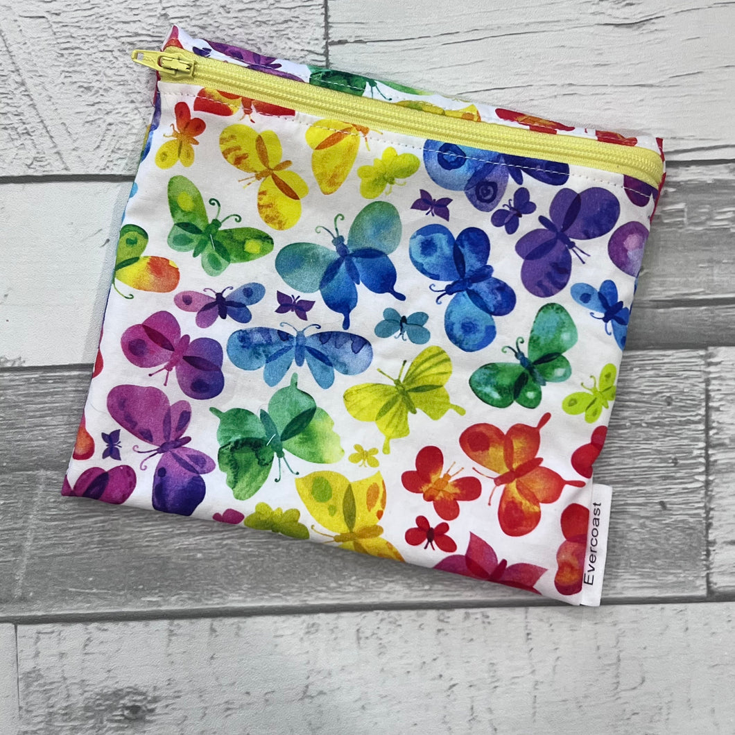 Rainbow Butterfly Reusable Sandwich Bag